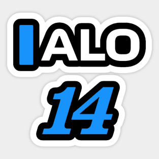 ALO - Alonso F1 Sticker